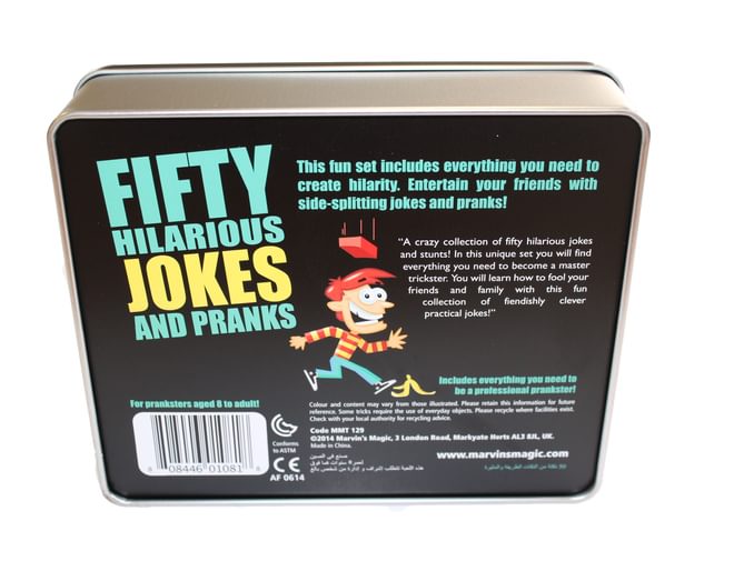 Fifty Hilarious Jokes and Pranks Tin