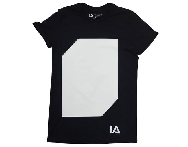 Black Interactive Glow T-Shirt