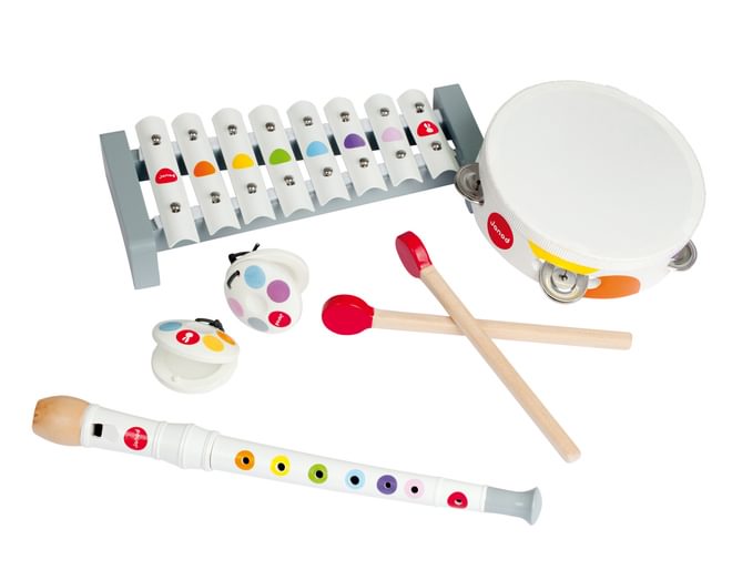 Musical Set Four Wooden Instruments