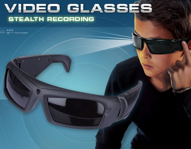 Spy Stealth Video Glasses Hidden Camera Wicked Uncle