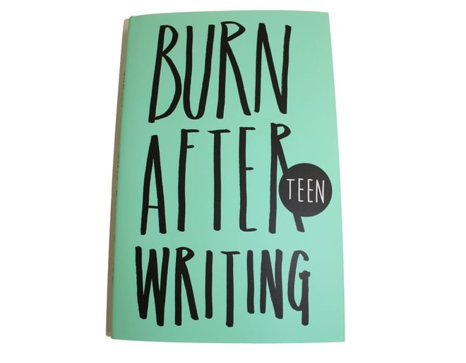 Burn After Writing Interactive Book