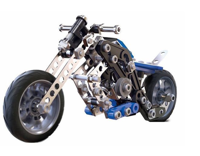 Meccano 5 Motorcycles Model Set