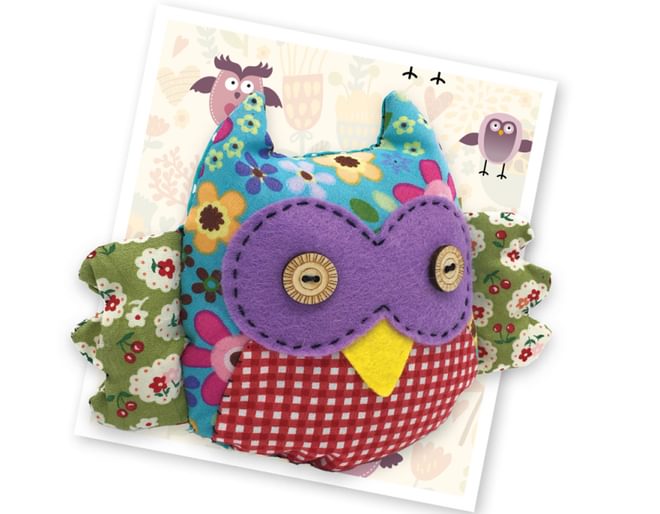 Crafty Kit Company Patchwork Owl Sewing Kit