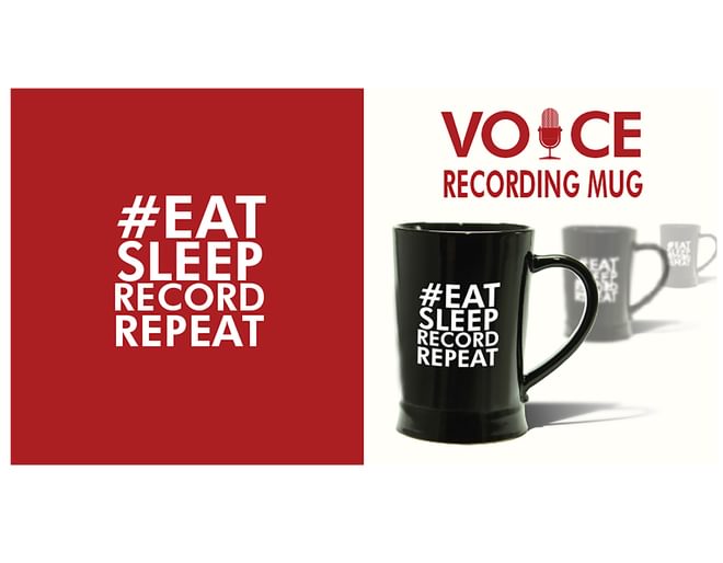 DZine Voice recording mug