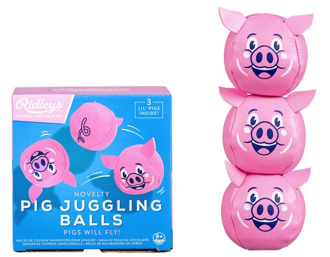 Pig Juggling Balls