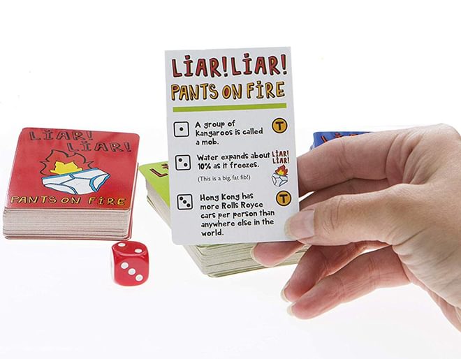 Liar Liar Pants on Fire Card Game