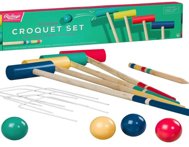 Wooden Croquet Set