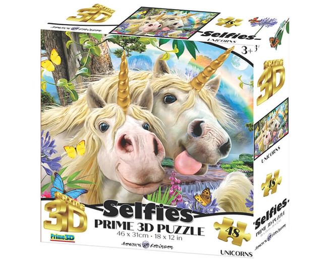 Selfies 3D Unicorn Puzzle