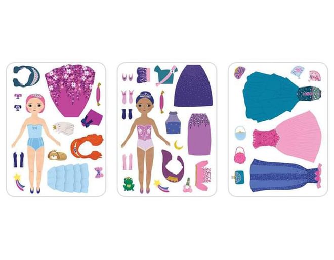 Princess Magnetic Dress Up 40 Piece Set Girls Aged 5
