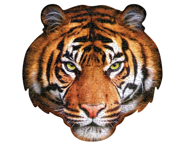 I Am Tiger Shaped Jigsaw Puzzle