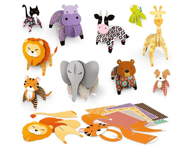 Make 3D Animals Montessori