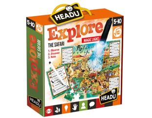 Explore The Safari Magic Light Puzzle