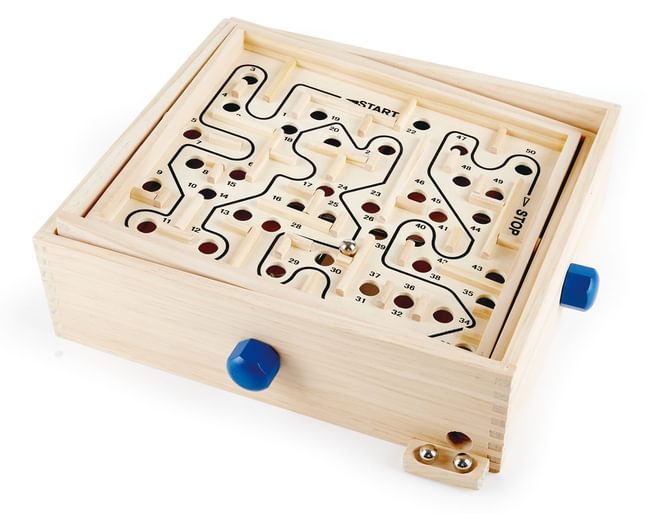 Wooden Labyrinth Game