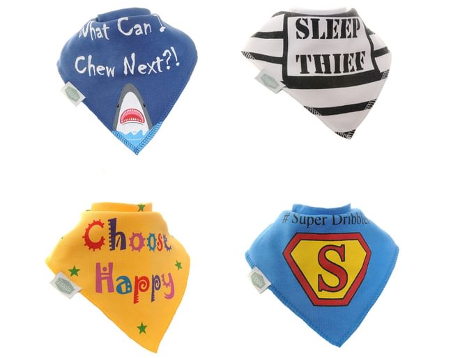 Comedy Captions Bandana Bibs