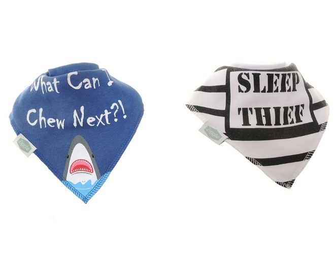 Ziggle Comedy Captions Bandana Bibs