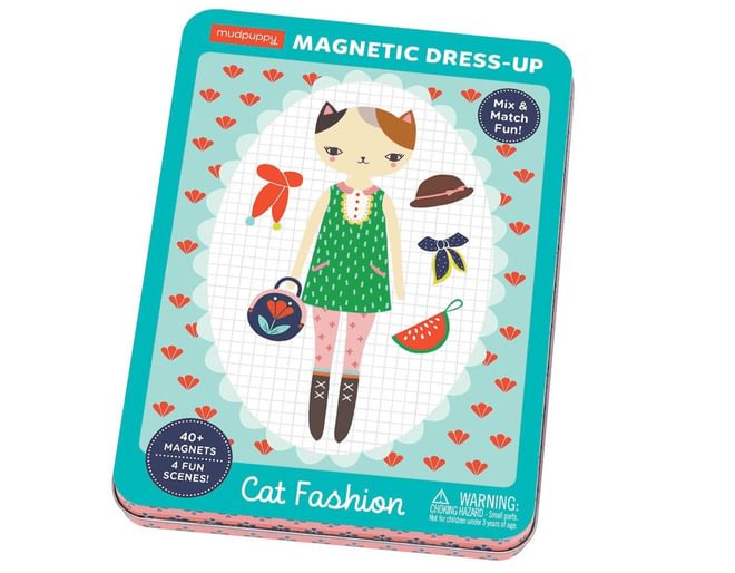 Cat Fashion Magnetic Dress Up Set
