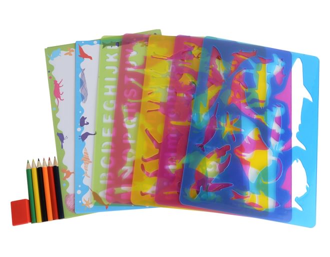 Big Box of Animal Stencils Buddy & Barney