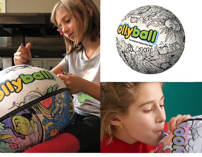 Ollyball Colour in indoor ball