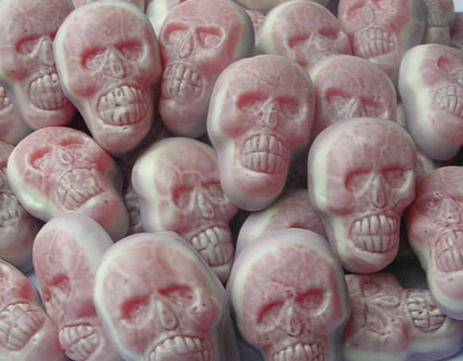 Bursting Skulls sweets