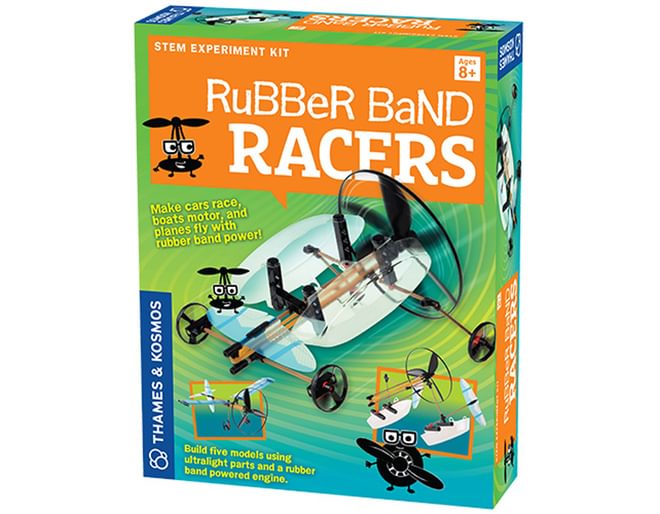 Thames & Kosmos Rubber Band Racers Box