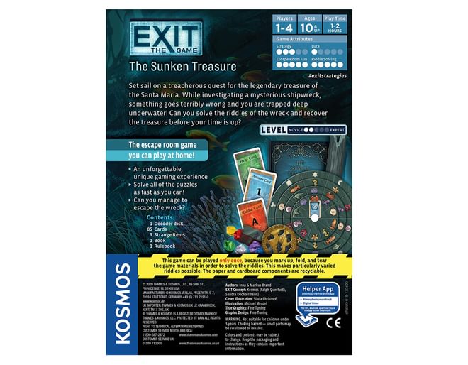 Thames and Kosmos The Sunken Treasure Exit Game