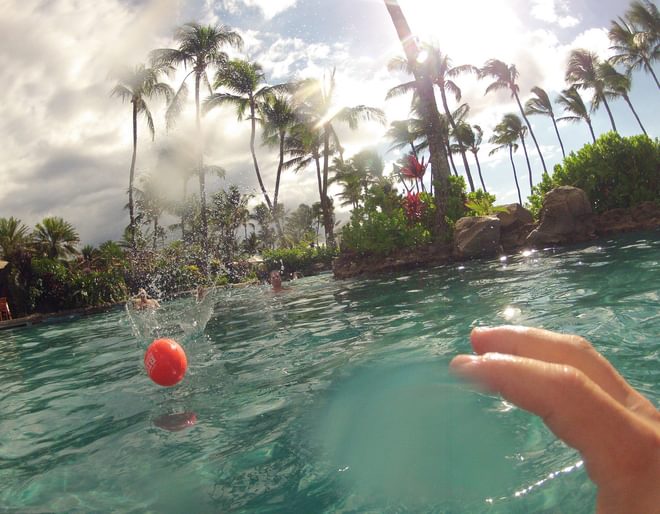 Waboba Big Kahuna Ball in pool