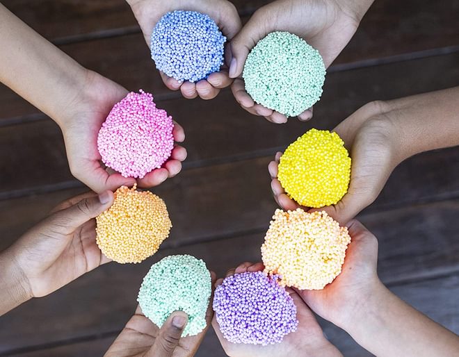 Play Foam Assorted Colours
