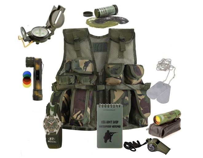Kids Army Fully Loaded Combat Vest