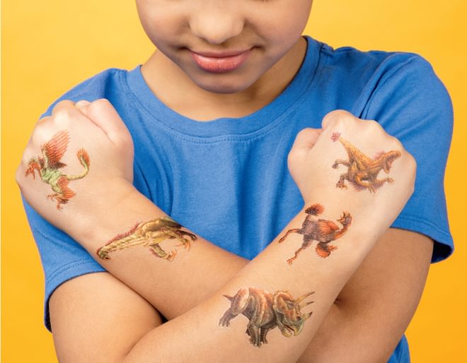 Childrens Dinosaur Tattoos