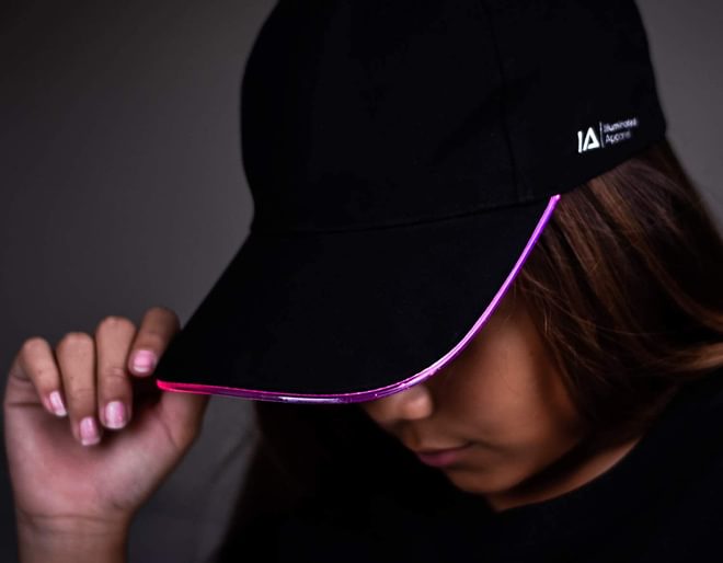 Illuminated Apparel Electric Pink Cap