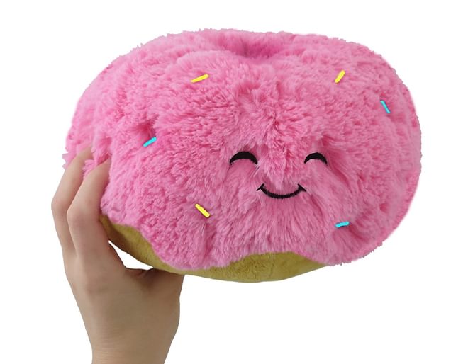 Pink Doughnut Squishable Cushion