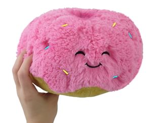 Pink Doughnut Squishable Cushion