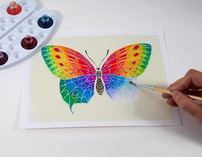 Butterflies Aquarellum