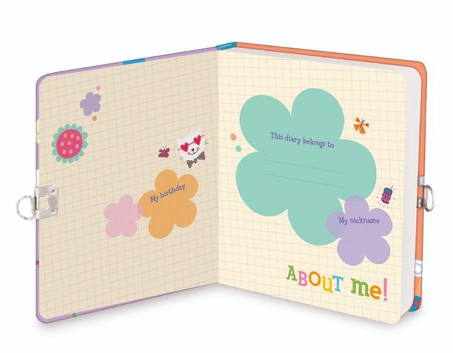 All About Me Lockable Diary Peaceable Kingdom