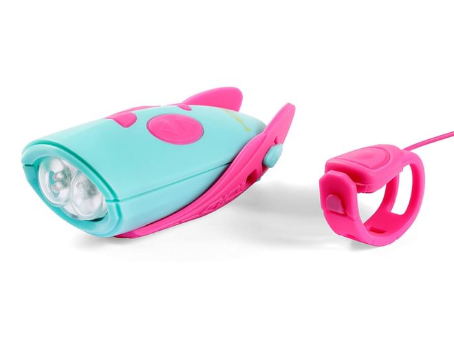 Turquoise and Pink Mini Hornit