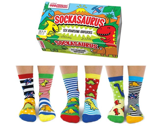 United Odd Socks Sockasaurus