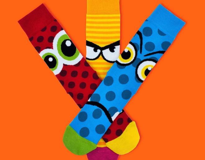 Stress Heads United Odd Socks