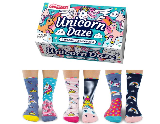 Unicorn Daze United Odd Socks