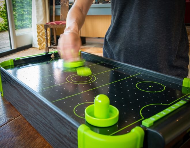 Air Hockey Neon Tabletop Game