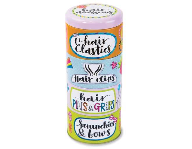 Hair Accessory Stacking Tins