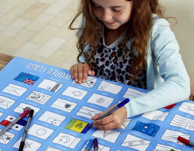 Colour In Tablecloth