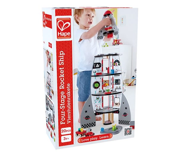 Four Stage Rocket Ship