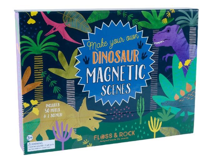 Floss and Rock Dinosaur Magnetic Scenes