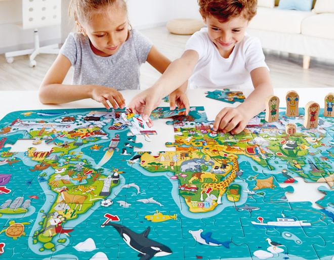 2 in 1 world tour puzzle and game