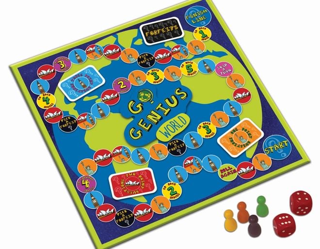 Go Genius World Board Game