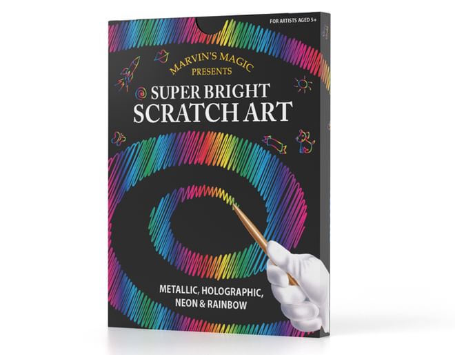 Marvin's Magic Super Bright Scratch Art