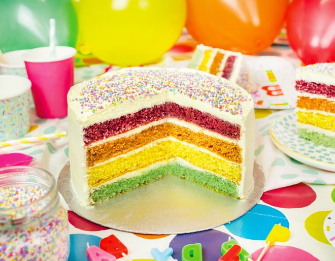 Bakedin Rainbow Cake Baking Kit