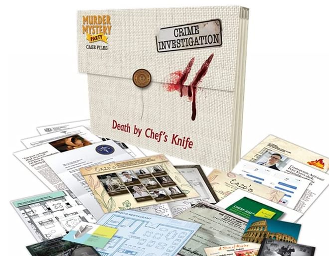 Death By Chef's Knife Murder Mystery Game