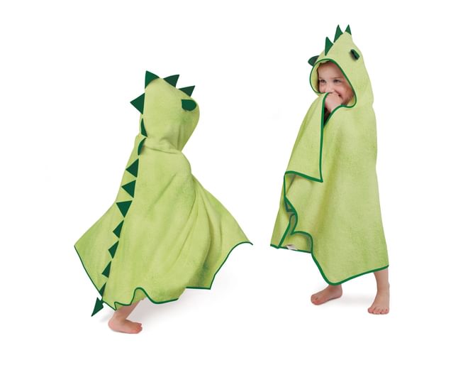 Dinosaur hooded bath robe Cuddleroar