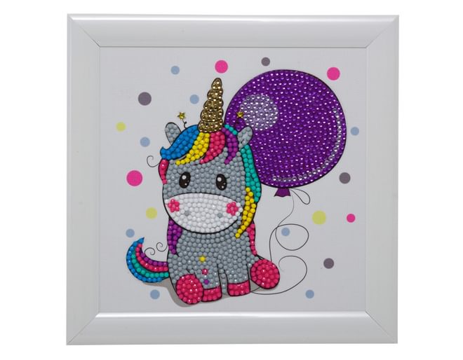 Party Unicorn Crystal Art By Numbers